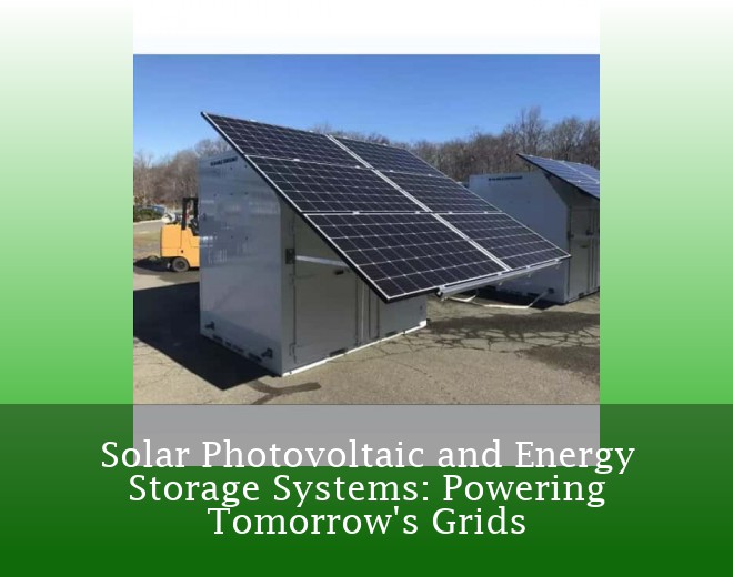 Solar Photovoltaic and Energy Storage Systems: Powering Tomorrow's Grids